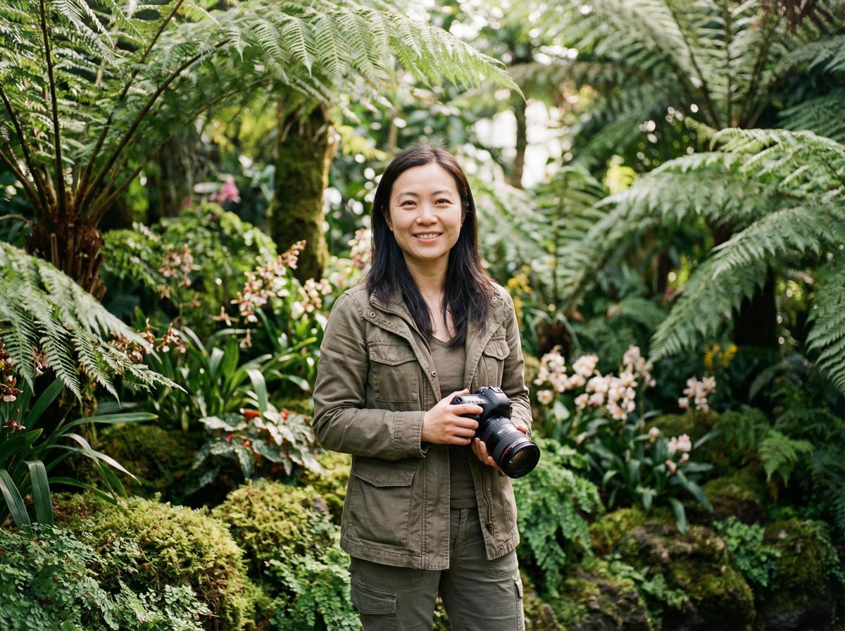 海角社区植物摄影师林晓薇